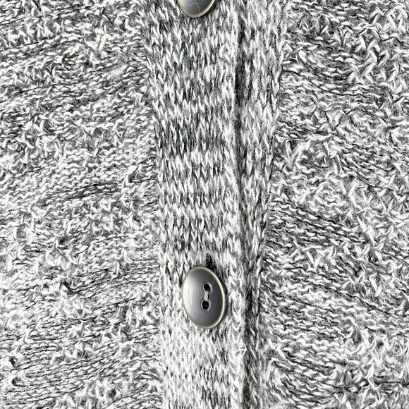 Kuna 100% Baby Alpaca Knit Longline Cardigan Ombre Grey Size 1 / S - Picture 5 of 6